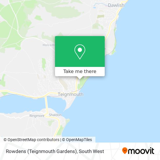 Rowdens (Teignmouth Gardens) map