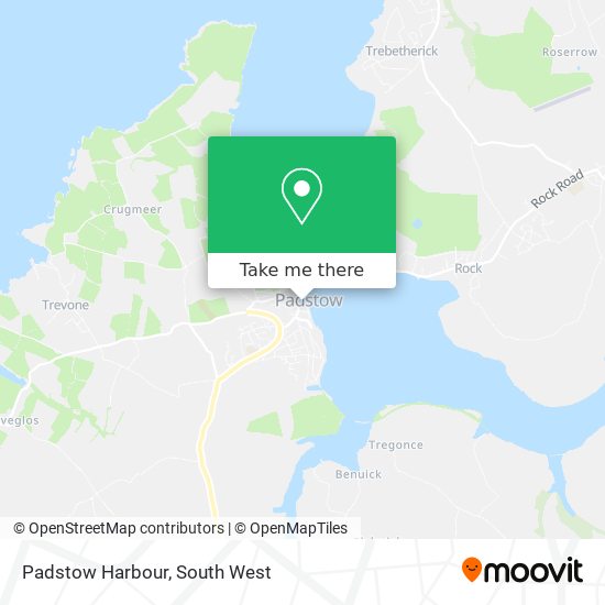 Padstow Harbour map