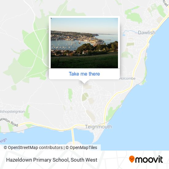 Hazeldown Primary School map