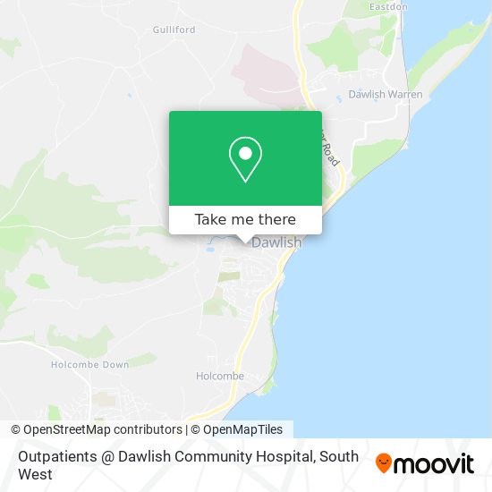 Outpatients @ Dawlish Community Hospital map