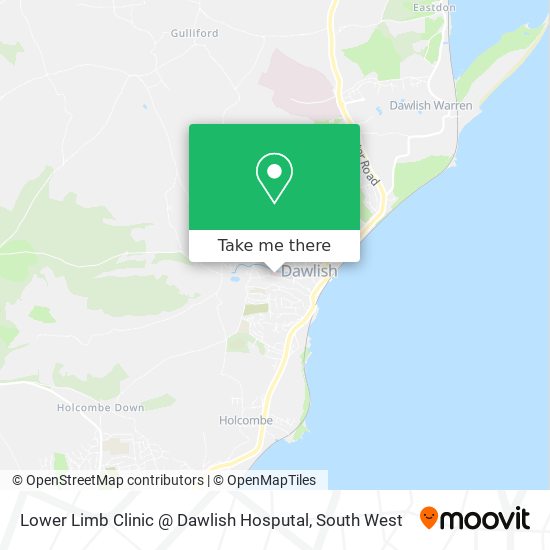 Lower Limb Clinic @ Dawlish Hosputal map