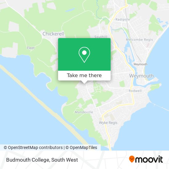 Budmouth College map