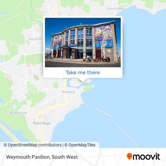 Weymouth Pavilion map