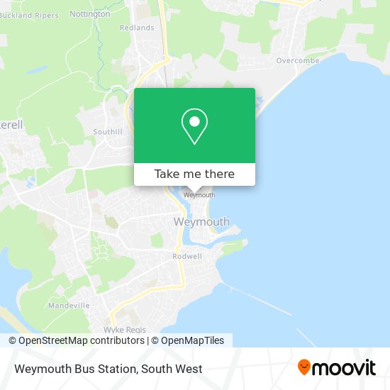 Weymouth Bus Station map