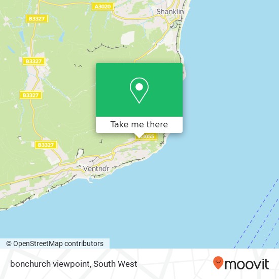 bonchurch viewpoint map