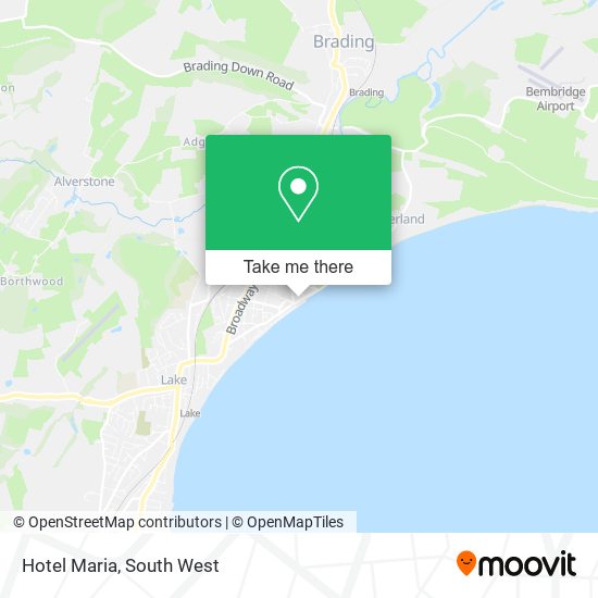 Hotel Maria map