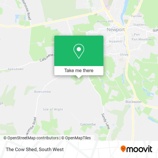 The Cow Shed map