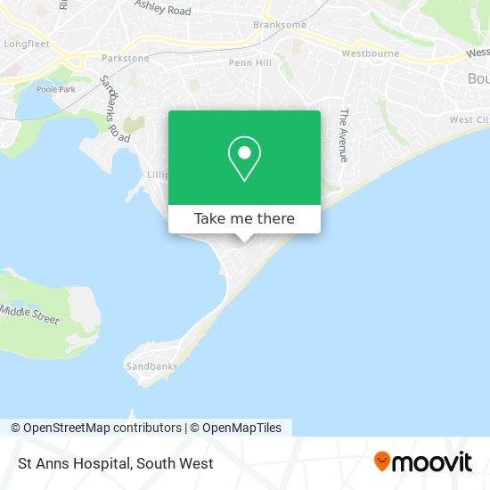 St Anns Hospital map