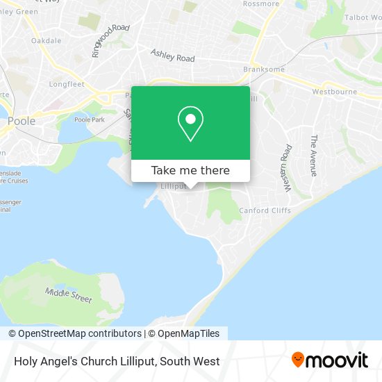 Holy Angel's Church Lilliput map
