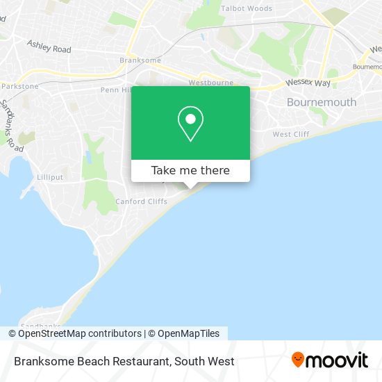 Branksome Beach Restaurant map