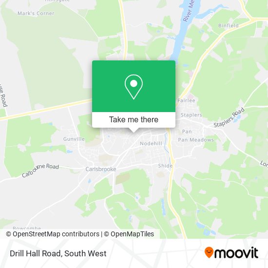 Drill Hall Road map