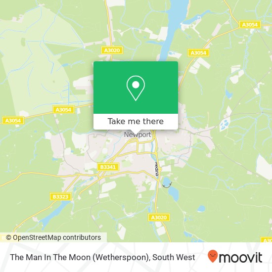 The Man In The Moon (Wetherspoon) map
