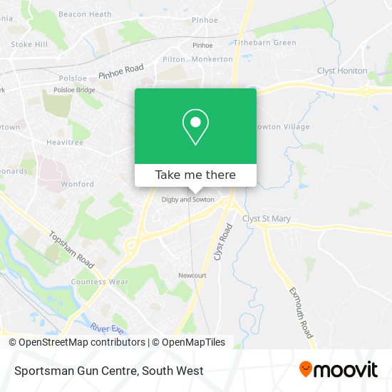 Sportsman Gun Centre map