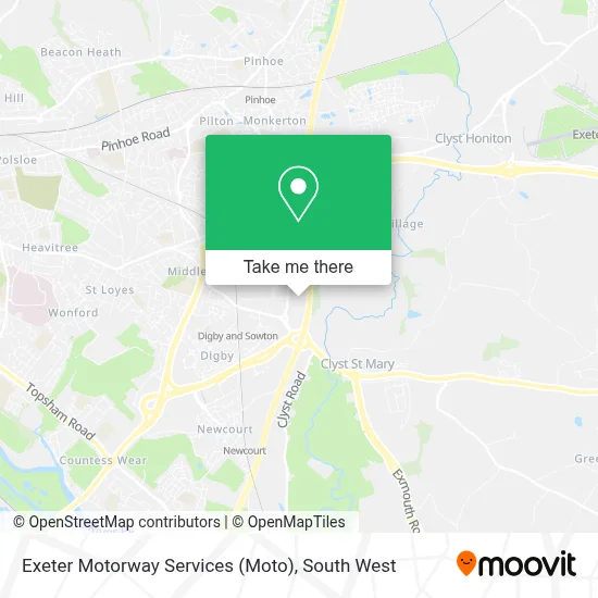 Exeter M5 Services Postcode How to Get to Exeter Motorway Services by Bus or Train?