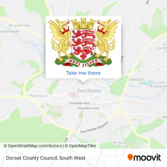 Dorset County Council map