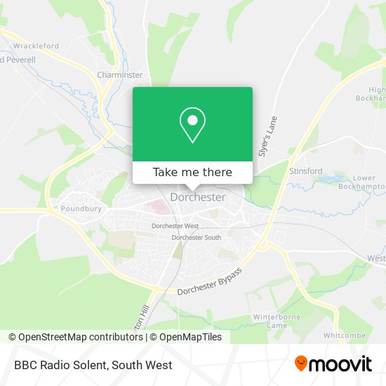 BBC Radio Solent map