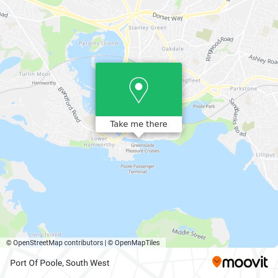 Port Of Poole map
