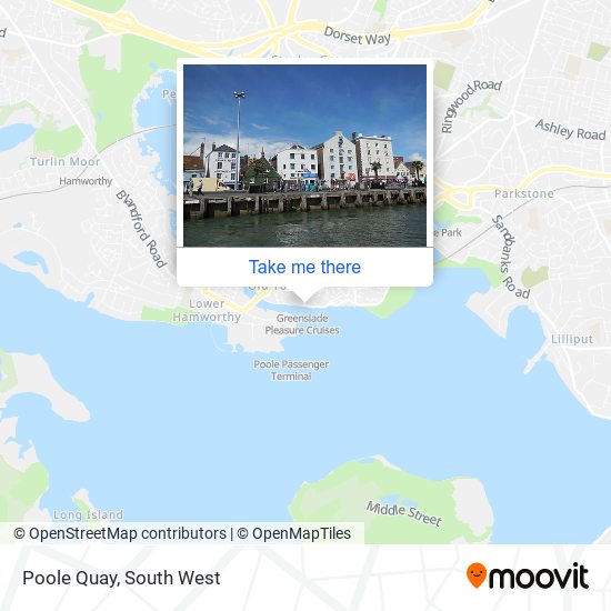 Poole Quay map