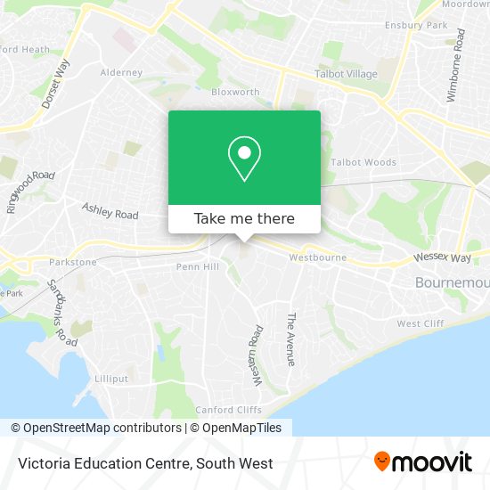 Victoria Education Centre map