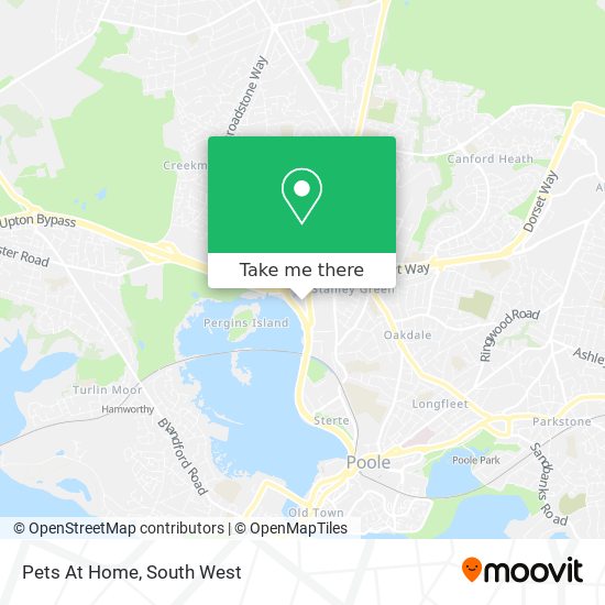 Pets At Home map