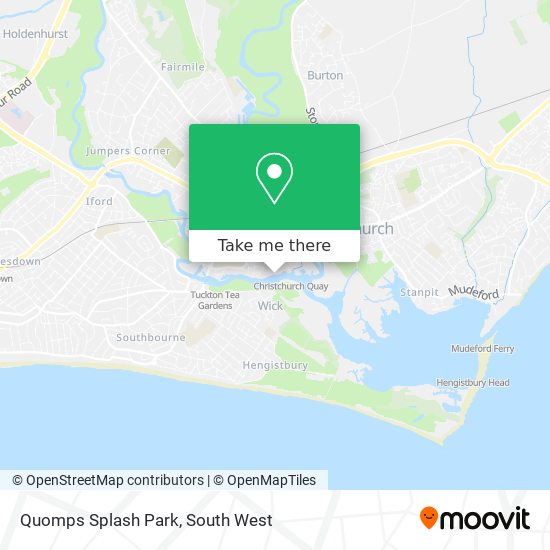 Quomps Splash Park map