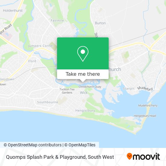 Quomps Splash Park & Playground map
