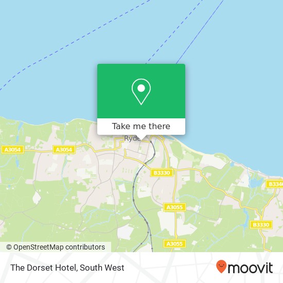 The Dorset Hotel map