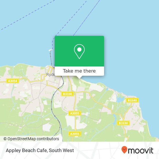 Appley Beach Cafe map