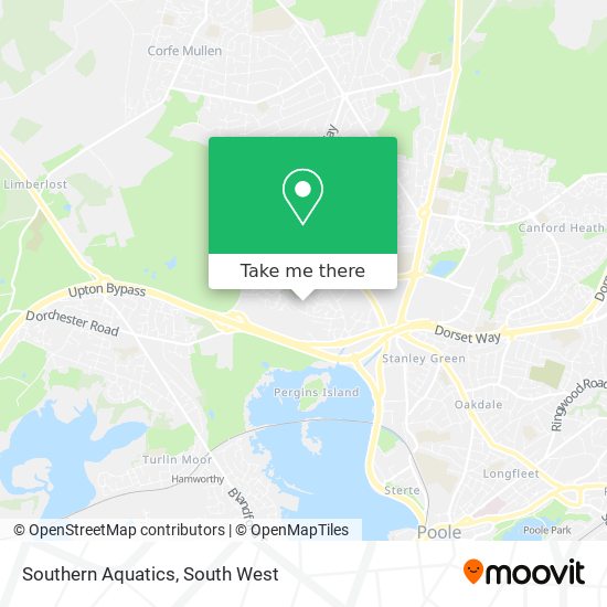 Southern Aquatics map