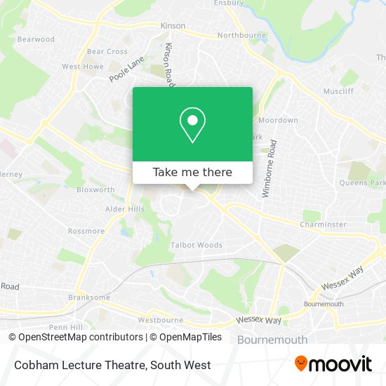 Cobham Lecture Theatre map