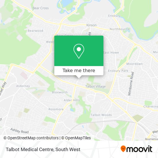 Talbot Medical Centre map
