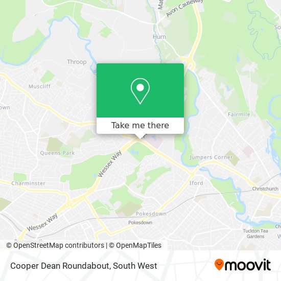 Cooper Dean Roundabout map