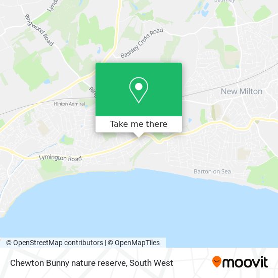 Chewton Bunny nature reserve map