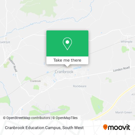 Cranbrook Education Campus map