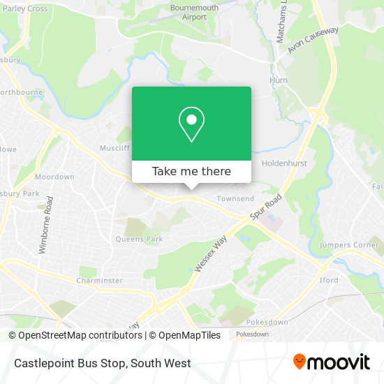 Castlepoint Bus Stop map