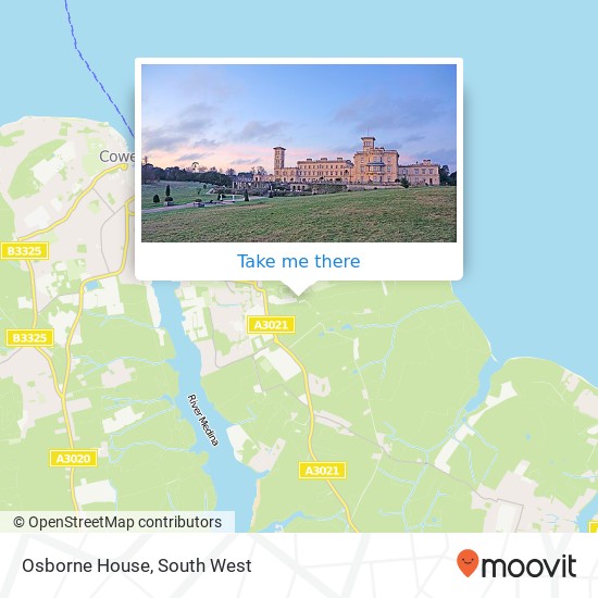 Osborne House map