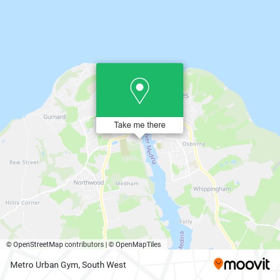 Metro Urban Gym map