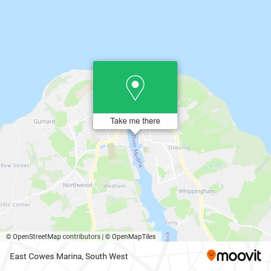 East Cowes Marina map