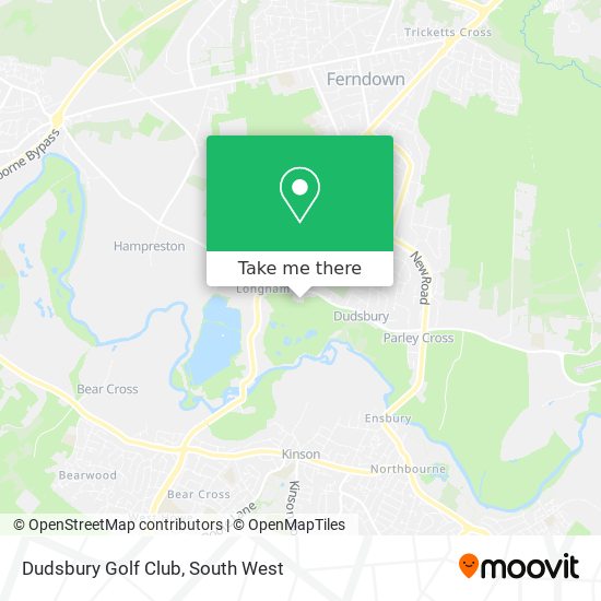 Dudsbury Golf Club map