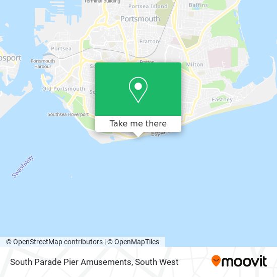 South Parade Pier Amusements map