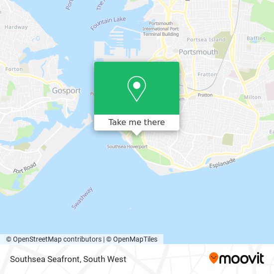 Southsea Seafront map