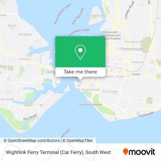 Wightlink Ferry Terminal (Car Ferry) map