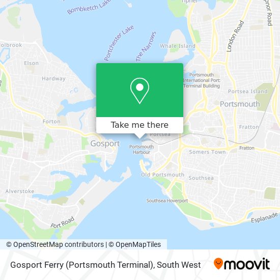Gosport Ferry (Portsmouth Terminal) map