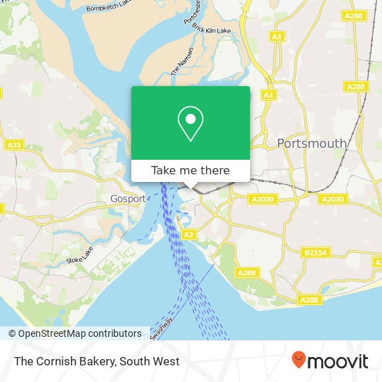 The Cornish Bakery map