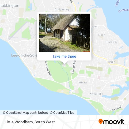 Little Woodham map