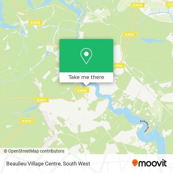 Beaulieu Village Centre map