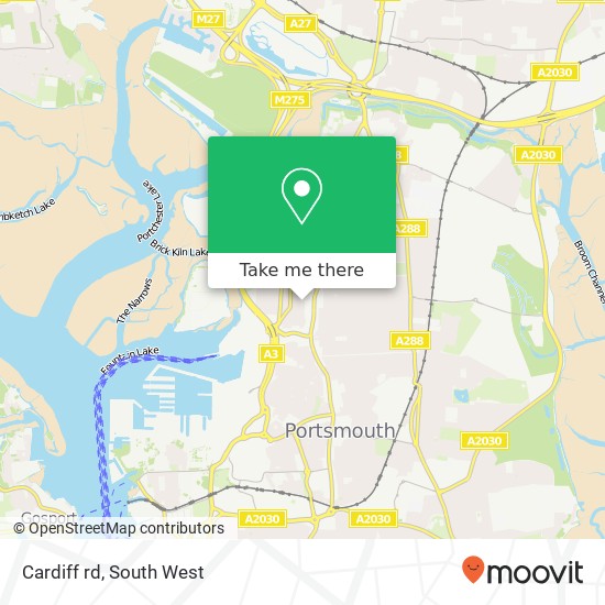 Cardiff rd map