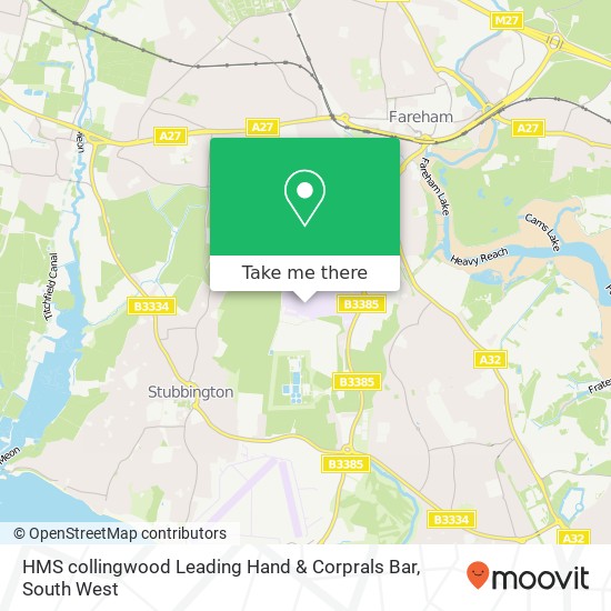 HMS collingwood Leading Hand & Corprals Bar map