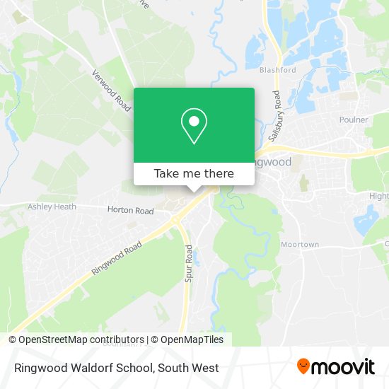 Ringwood Waldorf School map