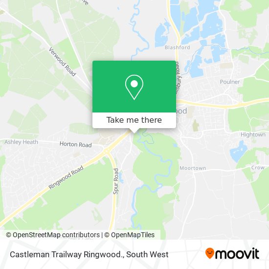 Castleman Trailway Ringwood. map